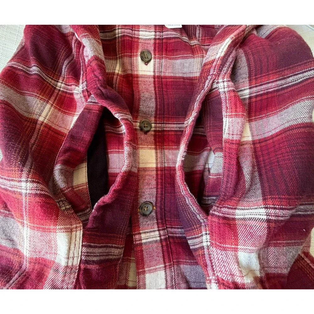 Carhartt Rugged Flex Fleece Lined Flannel Shirt Jacket Men's L Plaid NWT